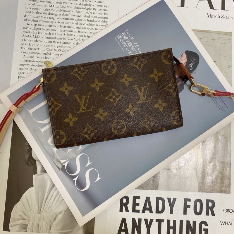 Louis Vuitton 老花單肩包麻將包鏈條包 手機也可以裝-10