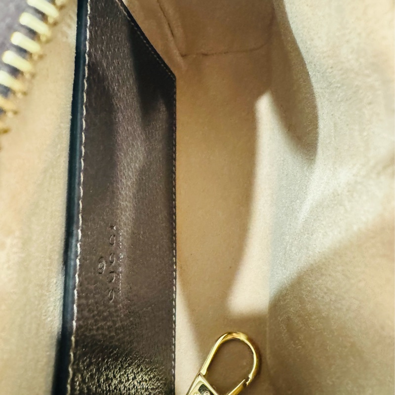 🚫售出🚫近新閒置正品 GUCCI 古馳 經典ophidia系列牛皮拉鍊 迷你肩背包-14