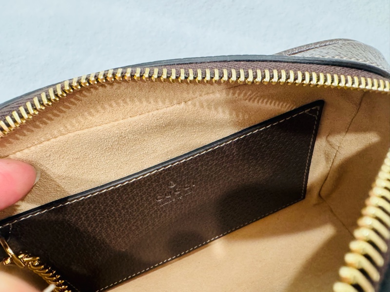 🚫售出🚫近新閒置正品 GUCCI 古馳 經典ophidia系列牛皮拉鍊 迷你肩背包-15