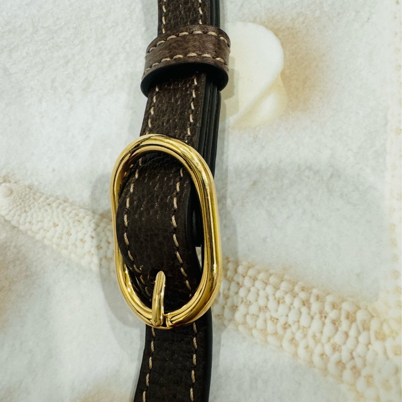 🚫售出🚫近新閒置正品 GUCCI 古馳 經典ophidia系列牛皮拉鍊 迷你肩背包-19