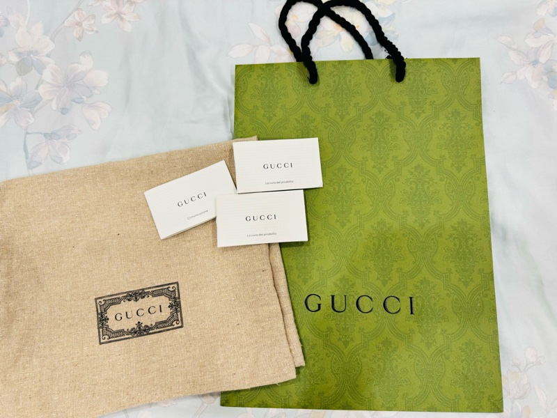 🚫售出🚫近新閒置正品 GUCCI 古馳 經典ophidia系列牛皮拉鍊 迷你肩背包-27