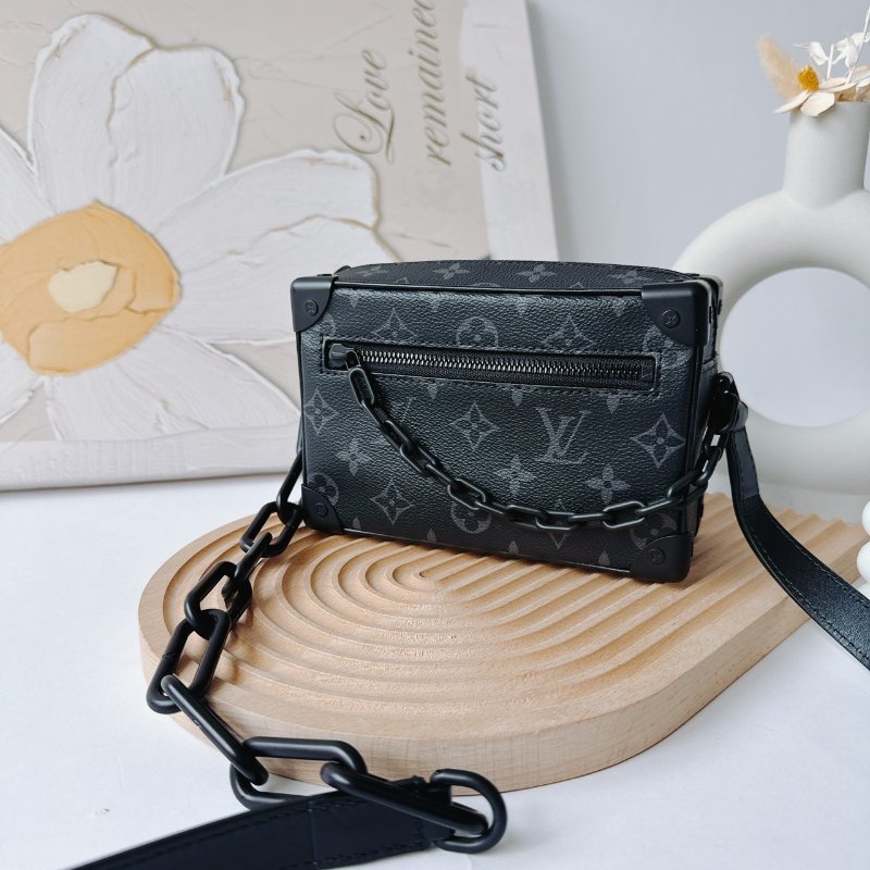 LV SOFT TRUNK系列 經典Eclipse帆布拉鍊斜背方包 M44735 降價優惠-0