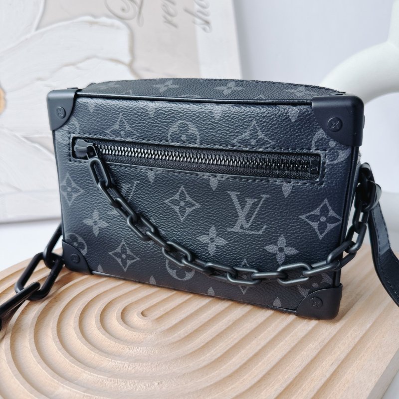 LV SOFT TRUNK系列 經典Eclipse帆布拉鍊斜背方包 M44735 降價優惠-1