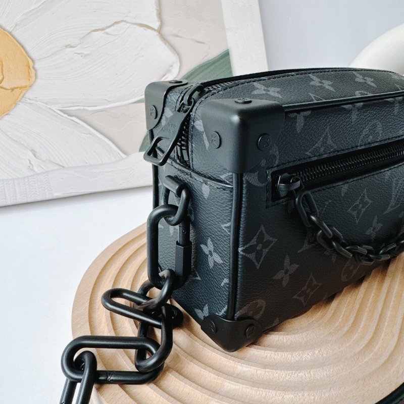 LV SOFT TRUNK系列 經典Eclipse帆布拉鍊斜背方包 M44735 降價優惠-2