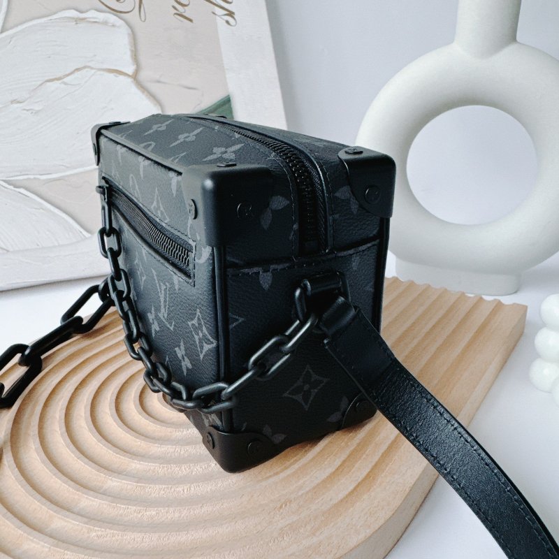 LV SOFT TRUNK系列 經典Eclipse帆布拉鍊斜背方包 M44735 降價優惠-3