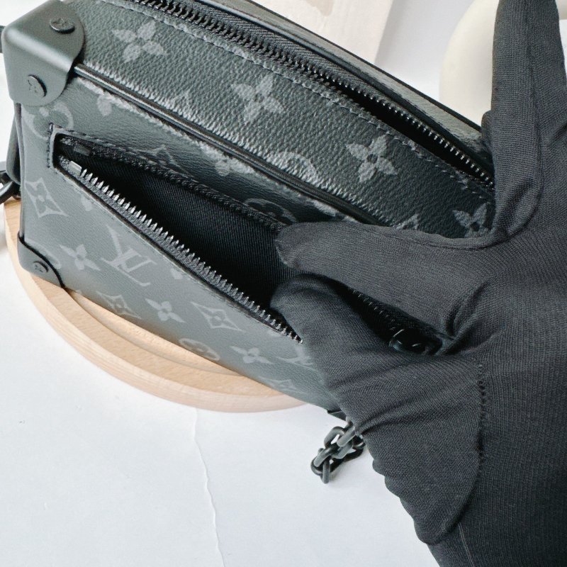 LV SOFT TRUNK系列 經典Eclipse帆布拉鍊斜背方包 M44735 降價優惠-9