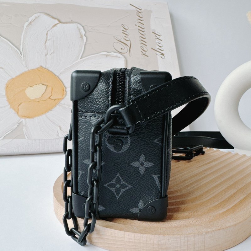 LV SOFT TRUNK系列 經典Eclipse帆布拉鍊斜背方包 M44735 降價優惠-16