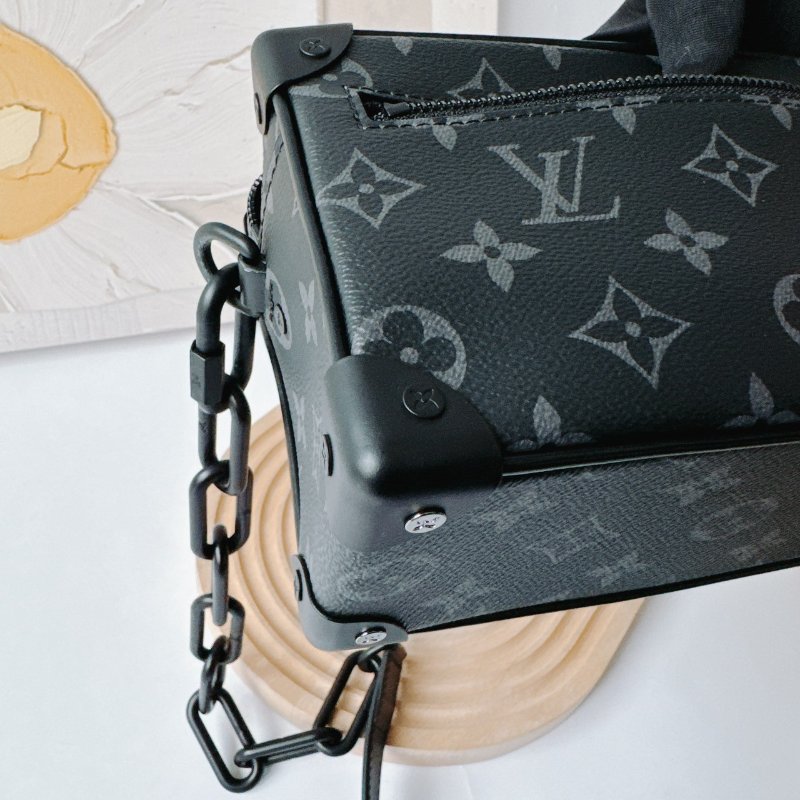 LV SOFT TRUNK系列 經典Eclipse帆布拉鍊斜背方包 M44735 降價優惠-18