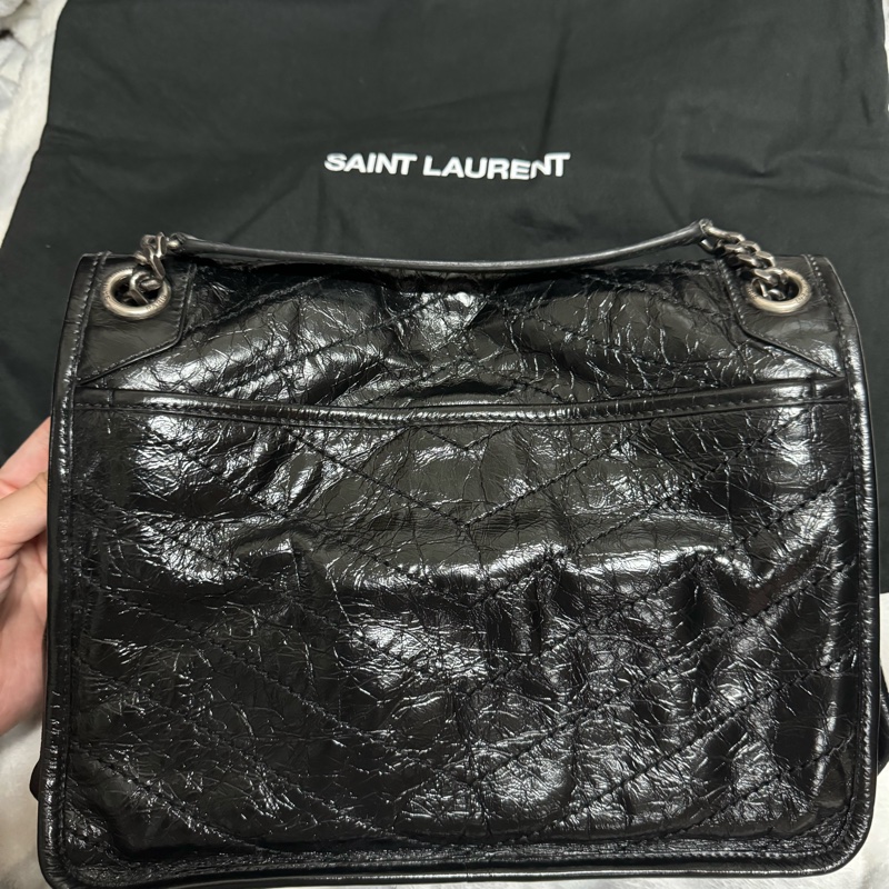 YSL NIKI中號黑色-4