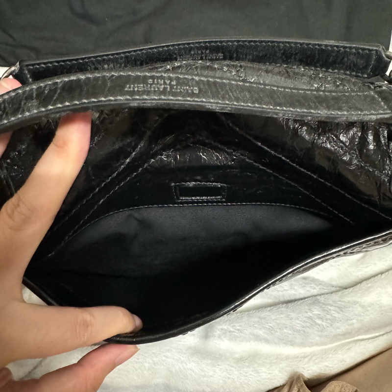 YSL NIKI中號黑色-6