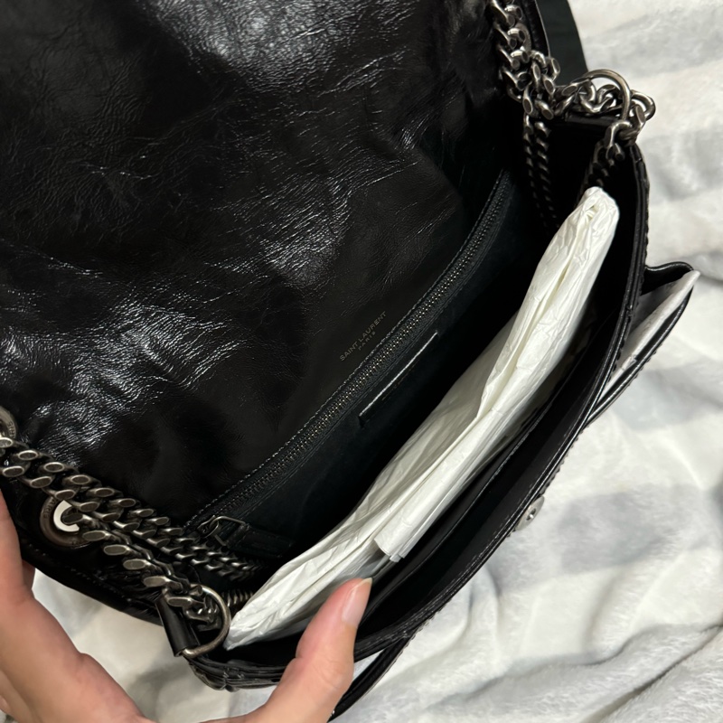 YSL NIKI中號黑色-7