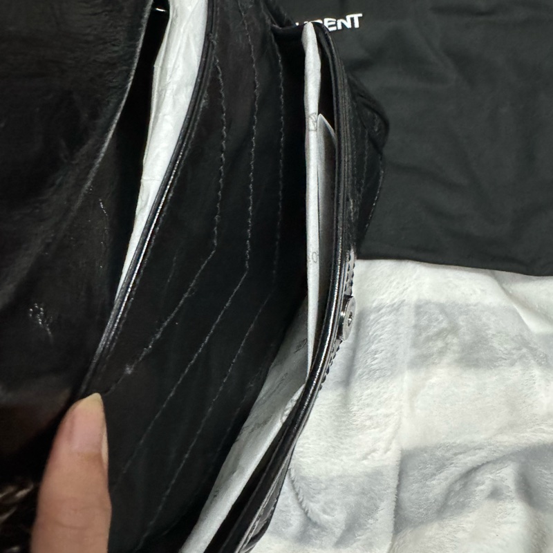 YSL NIKI中號黑色-10