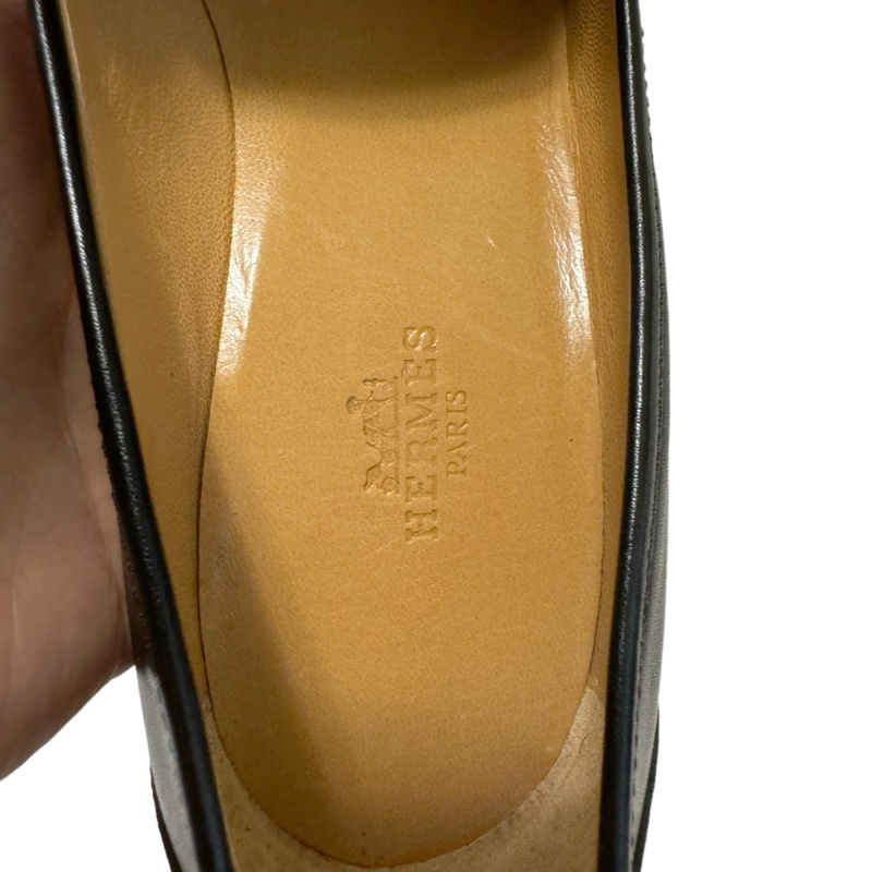 🍒Hermes 高跟鞋厚底 Kelly 小牛皮高跟鞋size:38 / 2F240610-1-9