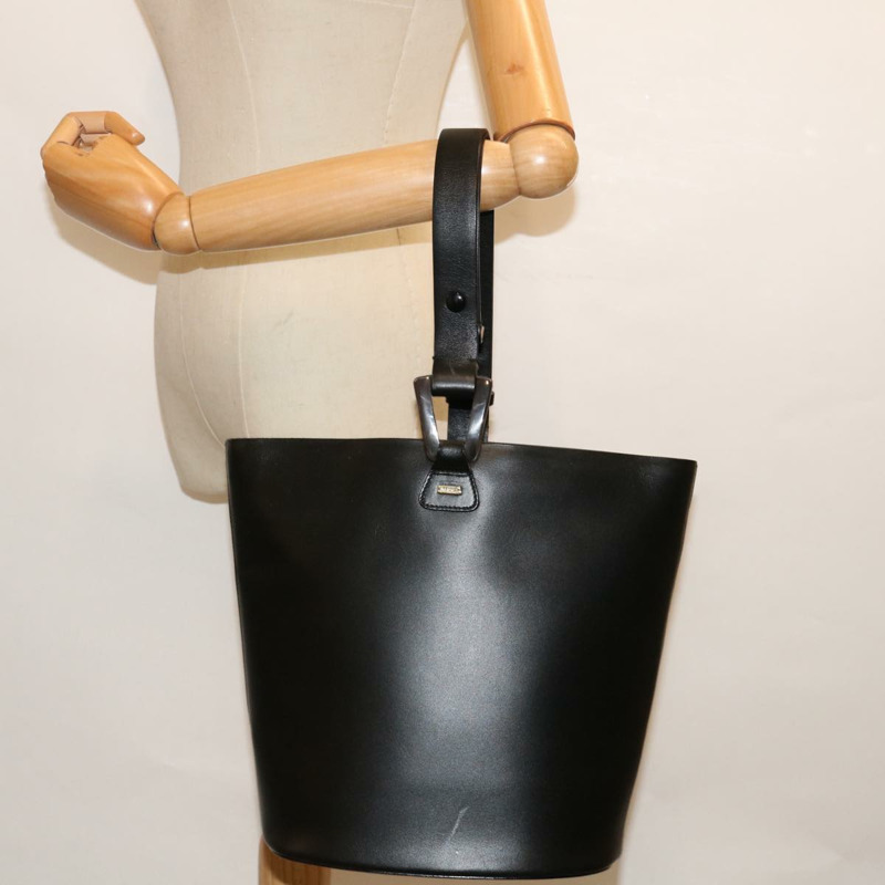 【日本直送】GUCCI 手提包 皮革 黑色 正品 71508-20