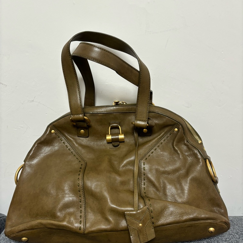 YSL Muse 皮革手袋-0