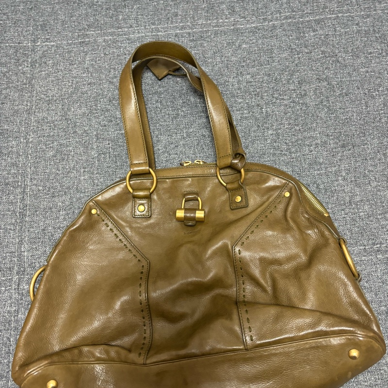 YSL Muse 皮革手袋-10