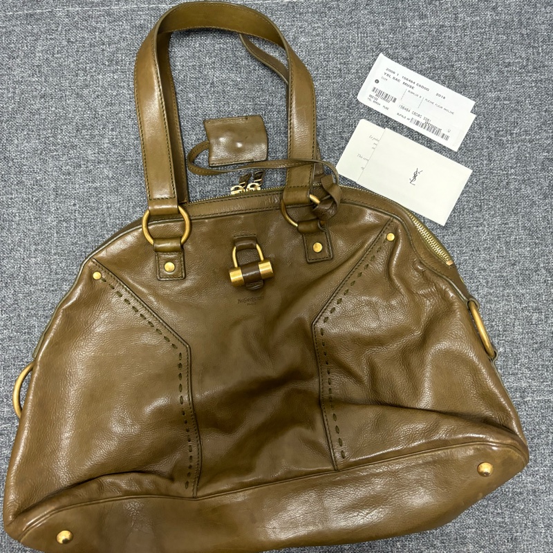 YSL Muse 皮革手袋-16