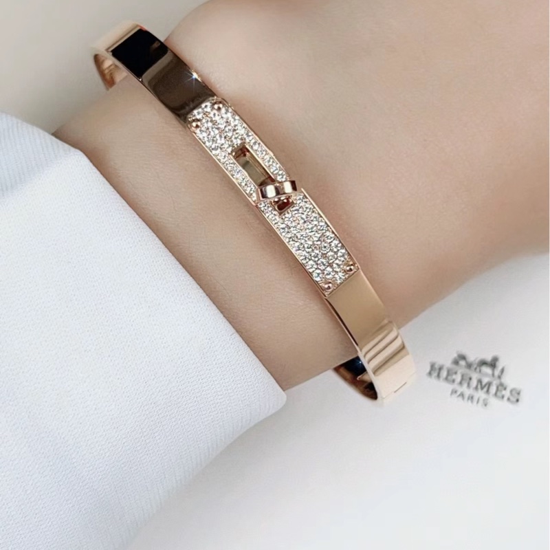 Hermès kelly 手環/半鑽-0