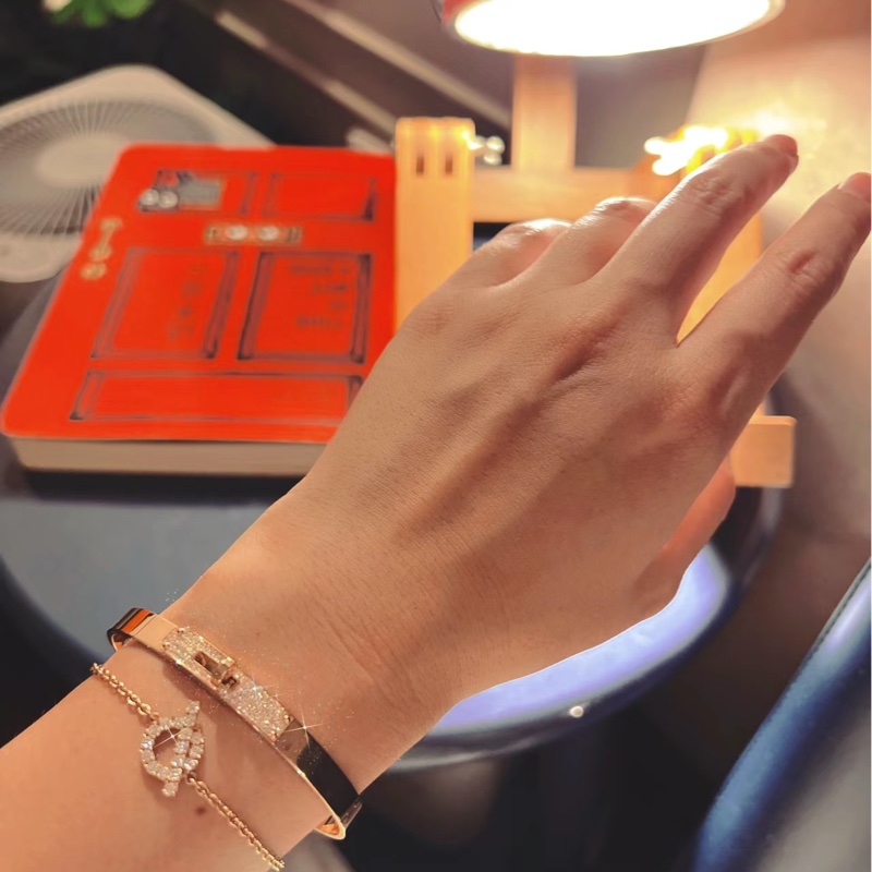 Hermès kelly 手環/半鑽-1