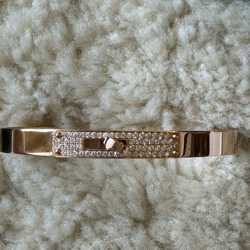 Hermès kelly 手環/半鑽-8