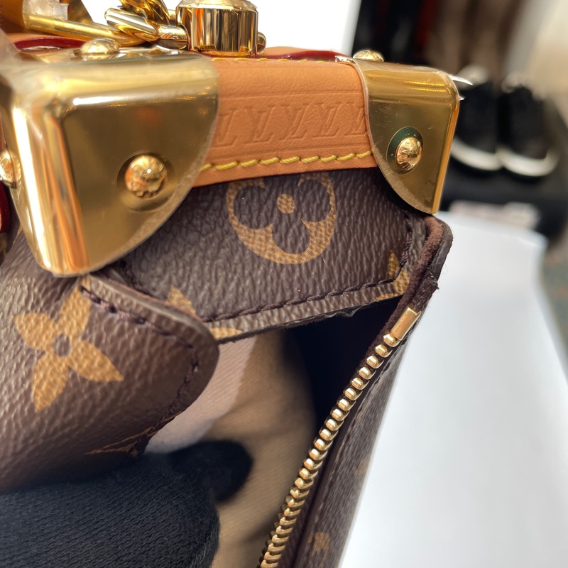 Louis Vuitton Side Trunk老花軟盒子 PM-28