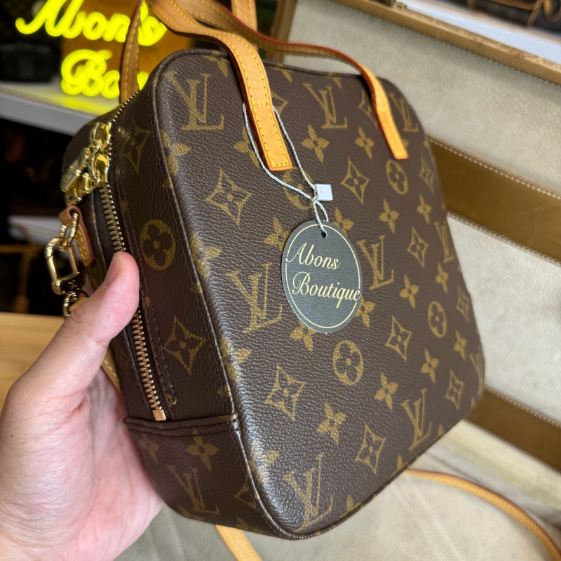 Louis Vuitton 老花飯盒包/手提斜背包✨中古夯款-1