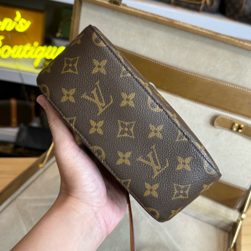 Louis Vuitton 老花飯盒包/手提斜背包✨中古夯款-5