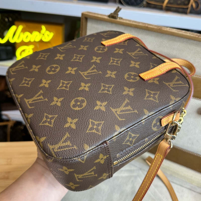 Louis Vuitton 老花飯盒包/手提斜背包✨中古夯款-8