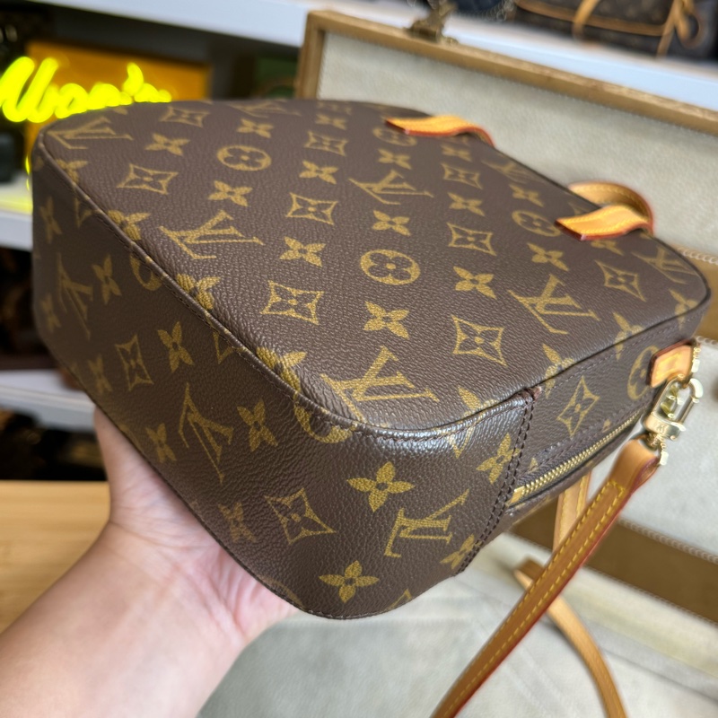 Louis Vuitton 老花飯盒包/手提斜背包✨中古夯款-9