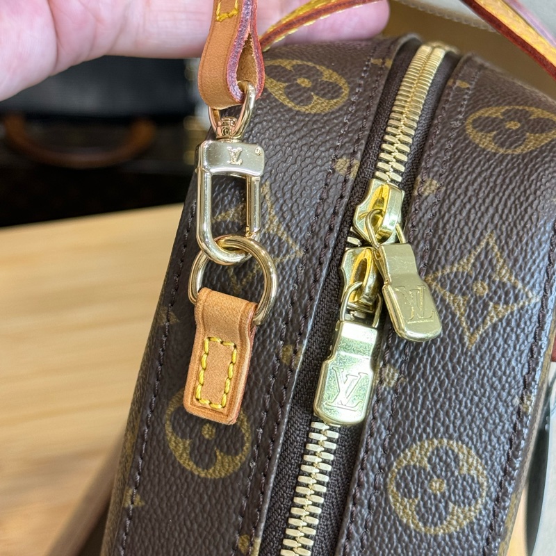 Louis Vuitton 老花飯盒包/手提斜背包✨中古夯款-13