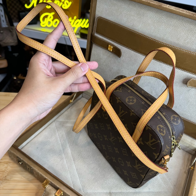 Louis Vuitton 老花飯盒包/手提斜背包✨中古夯款-20
