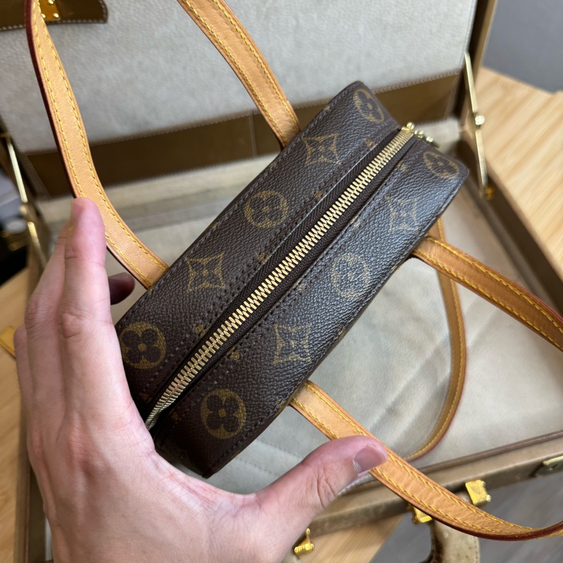 Louis Vuitton 老花飯盒包/手提斜背包✨中古夯款-21