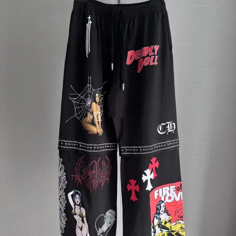 Chrome Hearts x Deadly doll聯名款褲子-0