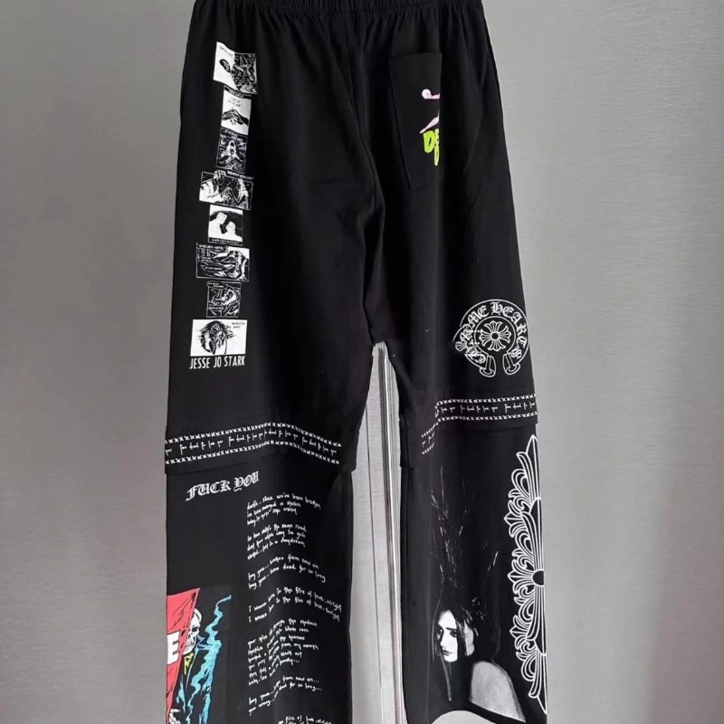 Chrome Hearts x Deadly doll聯名款褲子-1