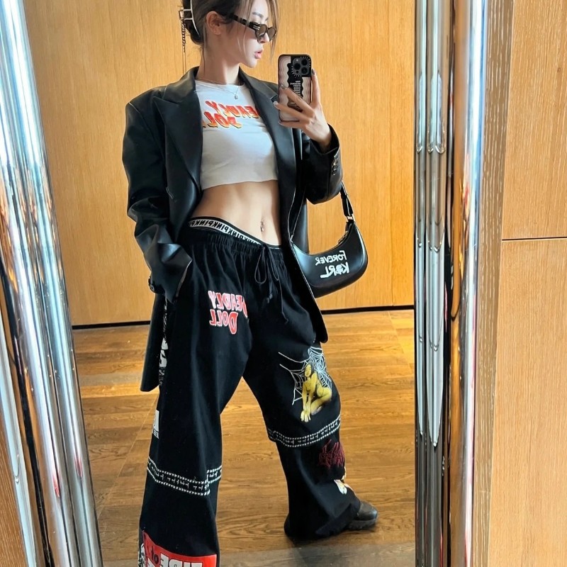 Chrome Hearts x Deadly doll聯名款褲子-3