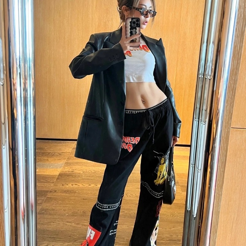 Chrome Hearts x Deadly doll聯名款褲子-6