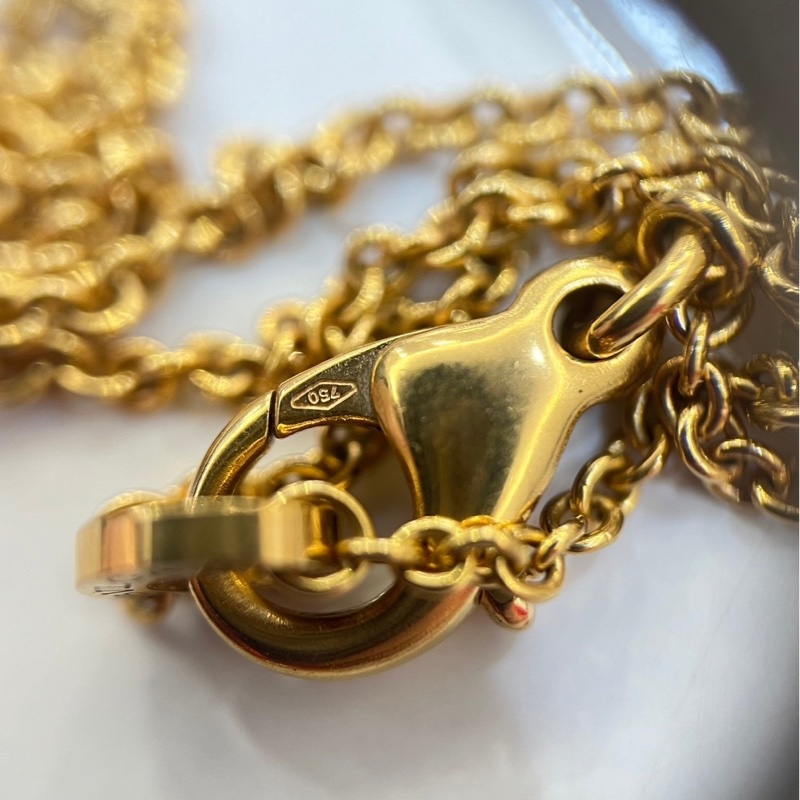 BVLGARI B.zero1 玫瑰金18K 小蠻腰滿鑽彈簧項鍊-7
