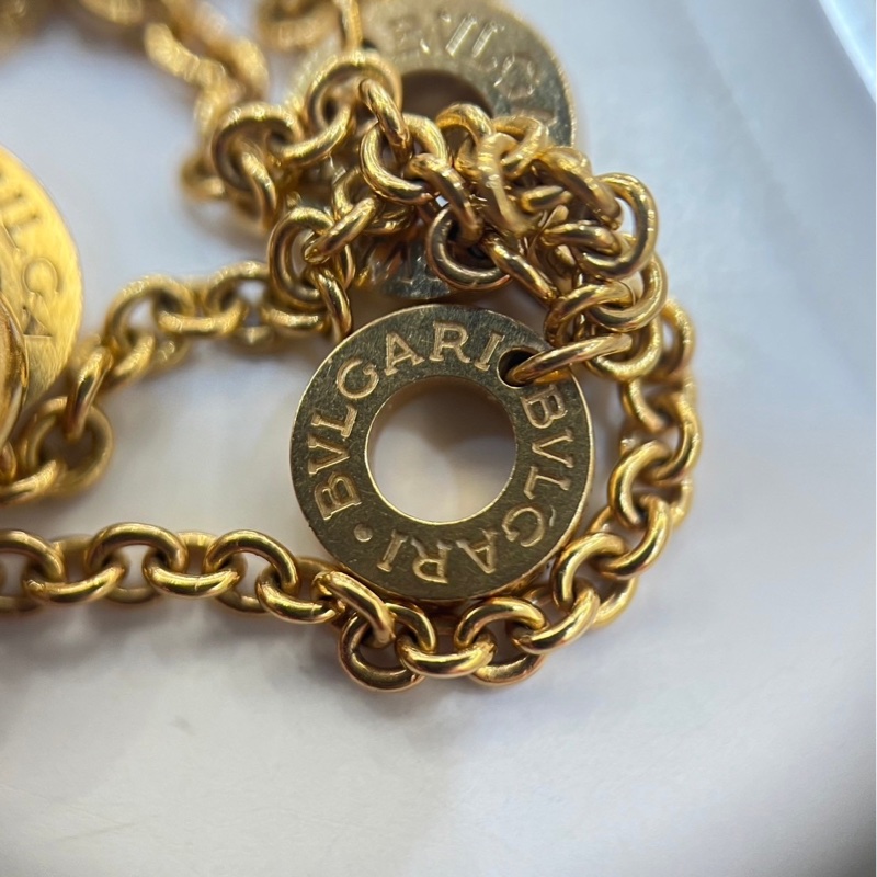 BVLGARI B.zero1 玫瑰金18K 小蠻腰滿鑽彈簧項鍊-9