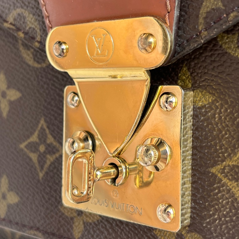 LV M51185 海盜包 郵差包 五金發亮✨ 手提包 斜背包 附上原廠鑰匙🔑+副廠背帶-3