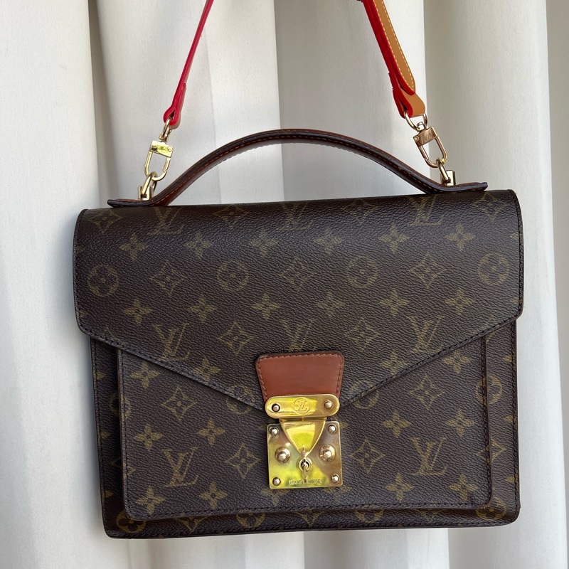 LV M51185 海盜包 郵差包 五金發亮✨ 手提包 斜背包 附上原廠鑰匙🔑+副廠背帶-5