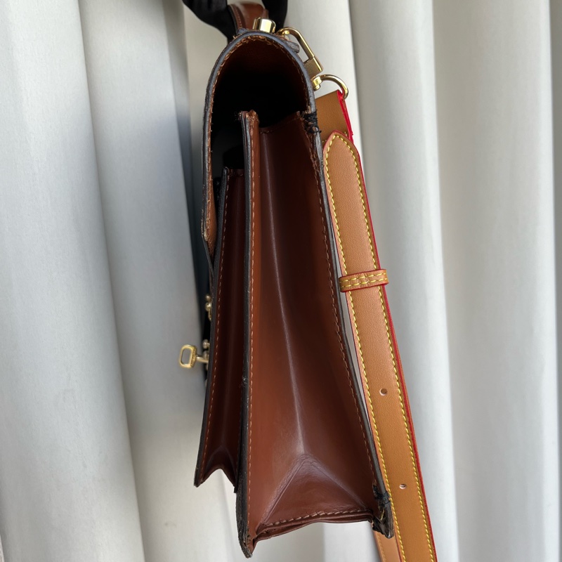 LV M51185 海盜包 郵差包 五金發亮✨ 手提包 斜背包 附上原廠鑰匙🔑+副廠背帶-10