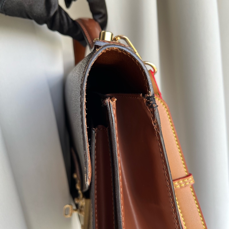 LV M51185 海盜包 郵差包 五金發亮✨ 手提包 斜背包 附上原廠鑰匙🔑+副廠背帶-13