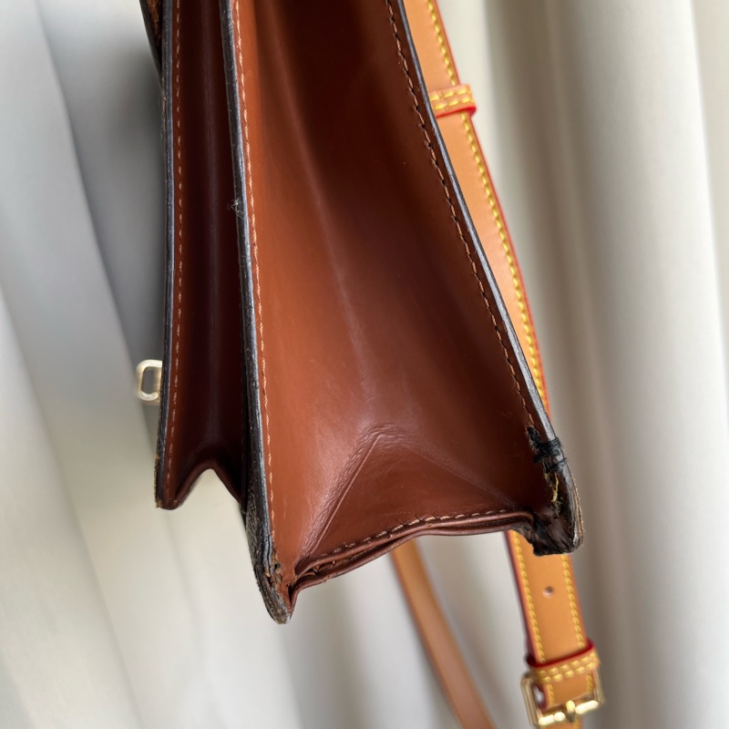 LV M51185 海盜包 郵差包 五金發亮✨ 手提包 斜背包 附上原廠鑰匙🔑+副廠背帶-14