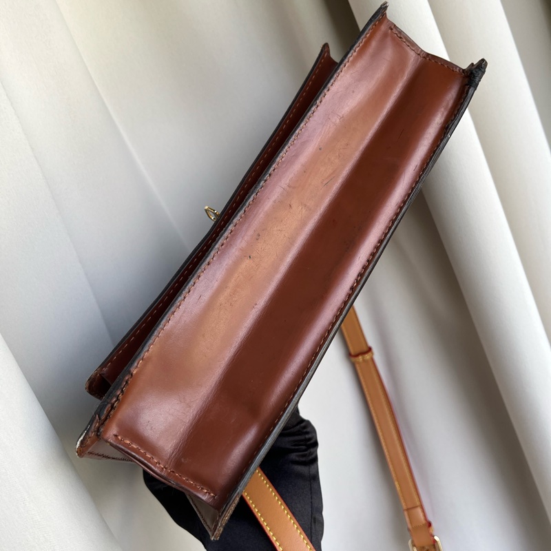 LV M51185 海盜包 郵差包 五金發亮✨ 手提包 斜背包 附上原廠鑰匙🔑+副廠背帶-15