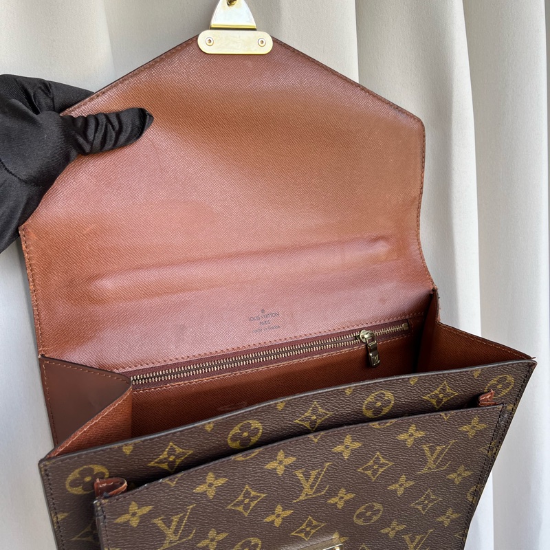 LV M51185 海盜包 郵差包 五金發亮✨ 手提包 斜背包 附上原廠鑰匙🔑+副廠背帶-19