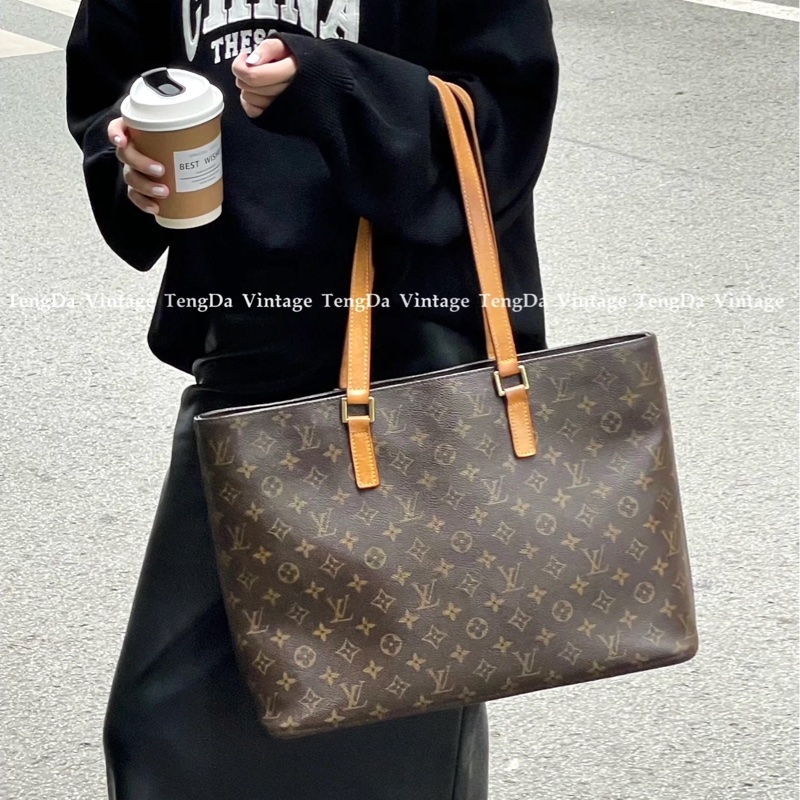 Lv Vivian 薇薇安大號托特單肩包🤎黃金尺寸釋出💫經典Lv Vintage-0