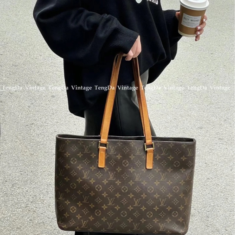 Lv Vivian 薇薇安大號托特單肩包🤎黃金尺寸釋出💫經典Lv Vintage-7