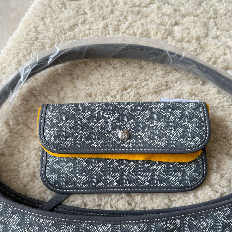 全新goyard hobo 灰色-7
