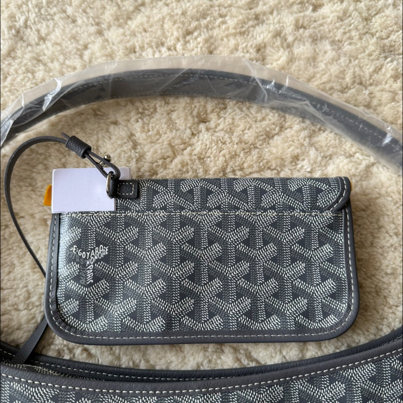 全新goyard hobo 灰色-8