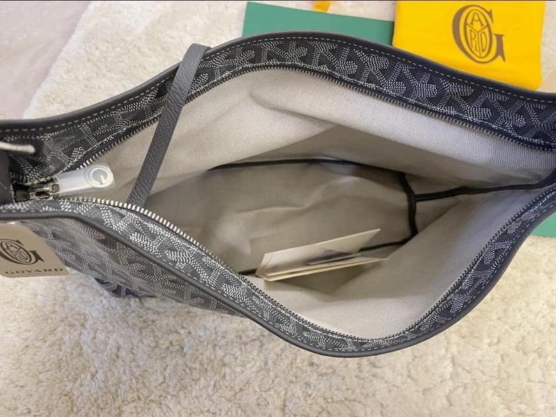 全新goyard hobo 灰色-18